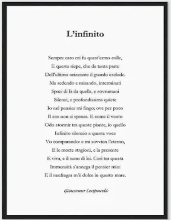 L'Infinito