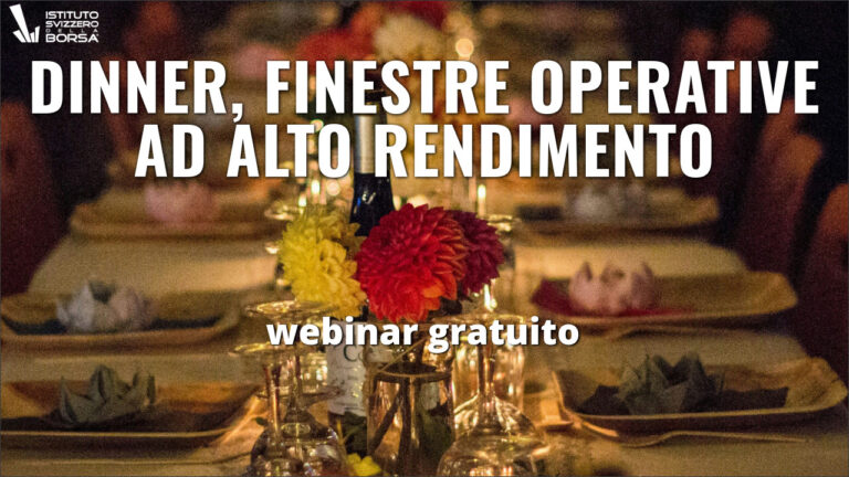 Dinner, finestre operative ad alto rendimento