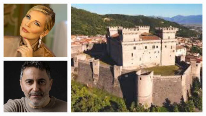 Laura Freddi e Corrado Oddi al Castello Piccolimini in Abruzzo.