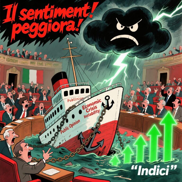 Il sentiment peggiora e gli indici … salgono