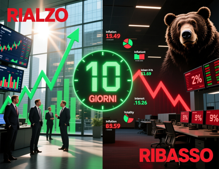 I prossimi dieci giorni sul Mercato Americano. Sarà rialzo o ribasso?