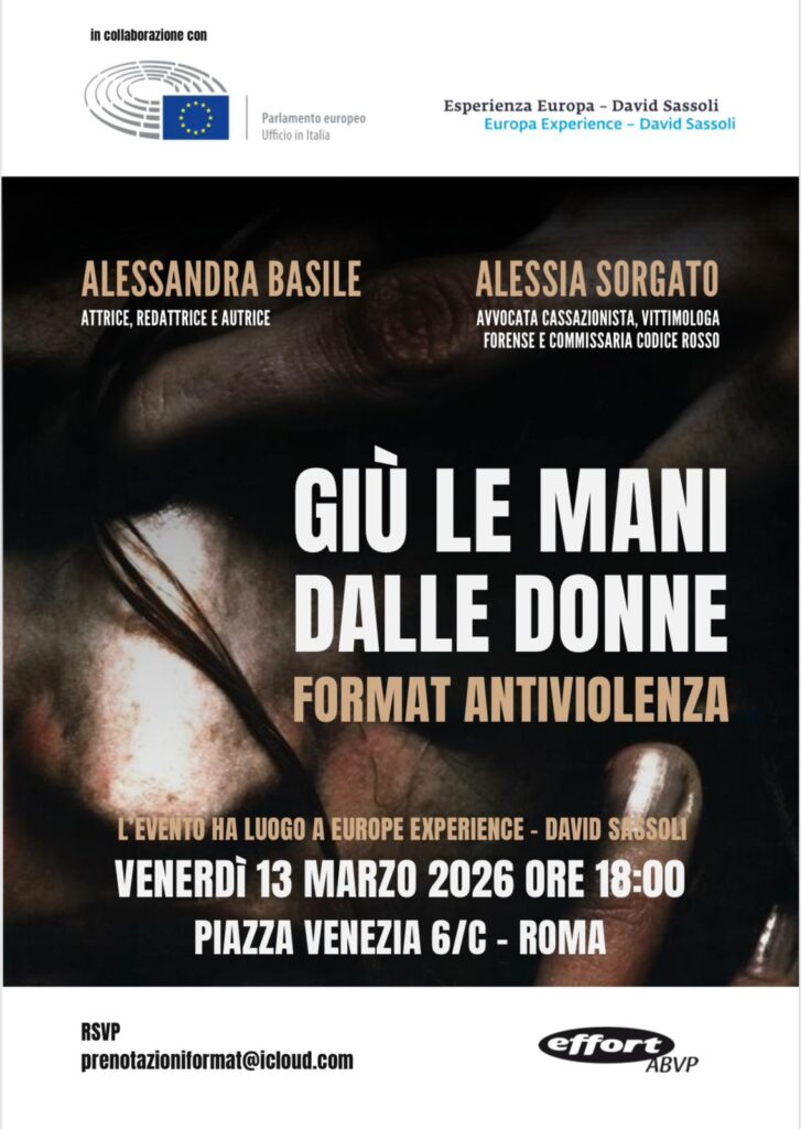 Format antiviolenza “Giù le mani dalle donne” 