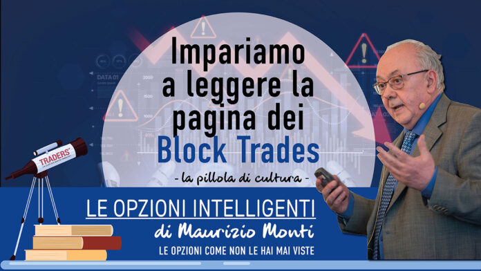 Impariamo a leggere la pagina dei Block Trades