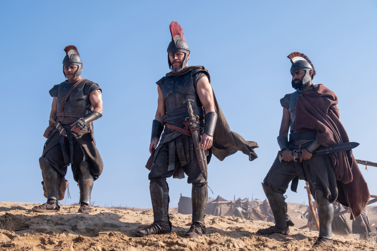 F4) Un momento del film “Odissea” con Matt Damon
