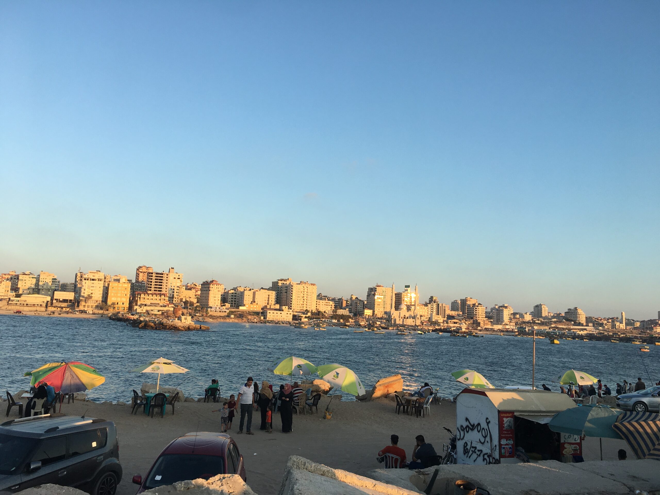 Gaza city dal mare